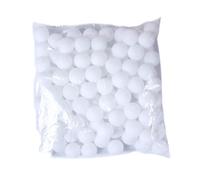 Luwecf Assorted Pong Balls for DIY Crafts And Games, 150 pcs white