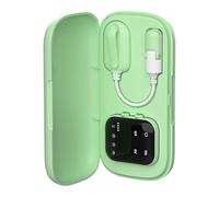 Luwecf Bedwetting Alarm, Timer Function, Multiple Alarms, Portable Device, USB Charging, Wetness for Children, Seniors, and People with Limit, Green