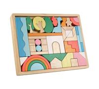 Luwecf Building Blocks Toys, Colorful Stacking Blocks, Color Cognition,Creative,Color