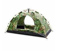 Luwecf Camping Tent, Automatic Single Layer, Fiberglass Pole Frame, Tent, Road Trip Stopover, For Backpackers, color to 1, Green, Single Person 2 * 1m