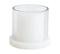 Luwecf Candle Form Making Form Handmade Cake Chocolate Pastry Soap Makin Tealight Candle DIY Fondant Mousse Accessories, Round
