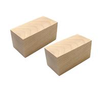Luwecf Carving Blocks Basswood Unfinished Wood Blocks Whittling Kit Beech Material Smooth Surface Suitable for Beginners Artists Model Building Teaching Aid, Multi, 5cmx5cmx10cm