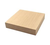 Luwecf Carving Blocks Basswood Unfinished Wood Blocks Whittling Kit Beech Material Smooth Surface Suitable for Beginners Artists Model Building Teaching Aid, Multi, 10cmx10cmx2cm