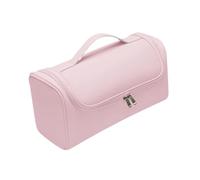 Luwecf Case Accessory Organizer Bag Waterproof PU Leather Storage Pouch Function Suitable for Women, Pink