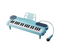 Luwecf Children's Piano Keyboard, Multifunctional Musical Toy to Develop Fine Motor Skills, Ideal for New Year's, Birthdays And Thanksgiving, blue