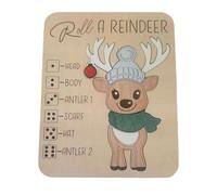 Luwecf Christmas Puzzle Game Wooden Craft Game Table Game Educational Game Christmas Puzzles for Days for Family Celebrations Party Fun Festive De, Reindeer