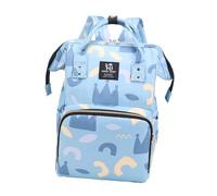 Luwecf Diaper Bag Backpack Polyester Oxford Cloth Organizer for Women Mum and Dad