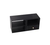 Luwecf Dollhouse Wardrobe Miniature Cabinet Storage Model Modern Furniture Toy Simulation Made of PP for Dollhouses And Home Decoration, Black