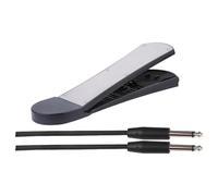 Luwecf Drum Pedal Large Foot Pedal Practice Percussion Instrument Kick Pad Roll Up Drum Accessory with Metal PP Build And Connect Cable Suitable for Repairin, 1 Piece