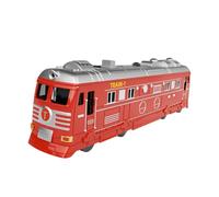 Luwecf Electric Train Toy Designed as an Educational Tool, Model Locomotive for Ages 3 and Up, Red