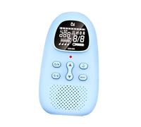 Luwecf Electronic Metronome Compact Digital Metronome with Various Rhythms And Voice Counts for Piano, Violin, Guitar, Flute, Music Studies, Blue