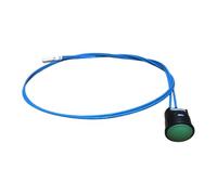 Luwecf Excavator Joystick Push Button Trigger Button Control Handle Replacement Button Switch Assembly with Mounting Cable PP for Construction Personnel And, Green 2 Wire