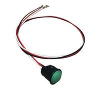 Luwecf Excavator Joystick Push Button Trigger Button Control Handle Replacement Button Switch Assembly with Mounting Cable PP for Construction Personnel And, Green 3 Wire
