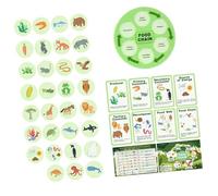 Luwecf Food Chain Life Cycle Set for Kids, Educational Toys for Preschool Learning