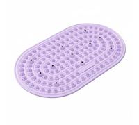 Luwecf Foot Pressure Pad Acupressure Mat Board Cushion Recovery Mat with Raised Nodes Soft TPE with Anti Slip Backing Suitable Workout Relief Home Relaxation Office Standing, Purple