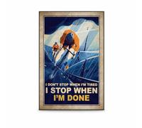 Luwecf Framed Inspirational Quote Canvas Art, Oil Canvas, Frame, Home Bar Decor, Inkjet Printing, For, Retro American style bicycle poster, black PS frame, 30 * 40 cm