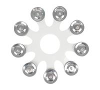 Luwecf Hi Metal Tambourine Wear-Resistant Drum Cymbals for