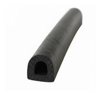 Luwecf High Strip Silicone Edge Protector Hollow Cushion for Anti-Collision and Shock Absorption Suitable for Mechanical Electrical Equipment Workshop, Half-Round KX-02 6x6mm