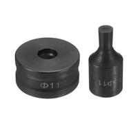 Luwecf Hole Punch Die Set Knockout Punch Tool Round Die Replacement 40Cr Steel Build Smooth Cutting Easy Install Punch Machines Suitable for, 1.1cm