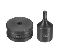 Luwecf Hole Punch Die Set Knockout Punch Tool Round Die Replacement 40Cr Steel Build Smooth Cutting Easy Install Punch Machines Suitable for, 0.6cm