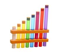 Luwecf Homemade Pan Flute DIY Educational Model for Party Favor Development Toy