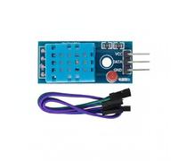 Luwecf Humidity Module Digital Environmental Module Temperature And Humidity Board Single Bus Output With 3 Pin Interface And Power Indicator Suitable for diy projects learning weather, With Cable