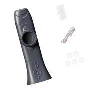 Luwecf Kazoo Flute Portable Music Toy for Children Includes 5 Membranes for Guitar And Keyboard, Grey