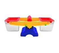 Luwecf Kids Balance Game with Bucket And Double Pans for Learning Weight Concepts, blue
