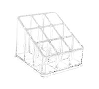Luwecf Lipstick Organizer, Lipstick Fan, Lipgloss Stand, Acrylic Material for Makeup Table, Living Room, Gift, A