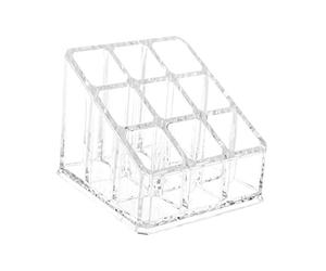 Luwecf Lipstick Organizer, Lipstick Fan, Lipgloss Stand, Acrylic Material for Makeup Table, Living Room, Gift, A