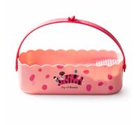 Luwecf Makeup Brush Cleaning Box Dryer, Silicone Cleaning Box for Cosmetic Brushes, for Your Vanity