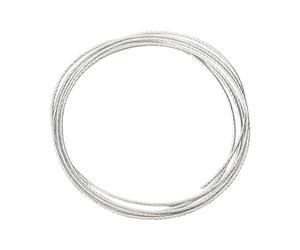 Luwecf Metal Tow Rope, Malleable Wire, Miniature Model Making Accessories, Steel Cable, DIY Parts for Hobbyists, Home Improvement Enthusiasts, Model M, 0.8mm