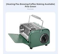 Luwecf Mini Heater Portable Gas Heating Camping Home, Pine Green