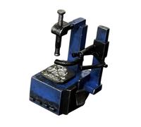 Luwecf Miniature Tire Changer, Model Car Workshop Accessory, Made of PP with Realistic Design for Car Collectors, Hobbyists, Diorama Scenes, Blue Retro