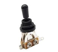 Luwecf Pickup Selector Switch Guitar Switch 3 Way Toggle Switch Metal Accessory Zinc Alloy Tone Selection for Musicians Stage Performances Home Use, Black