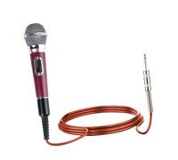 Luwecf Portable Wired Microphone with Metal Design, Ideal for Singing on Stage, Violet