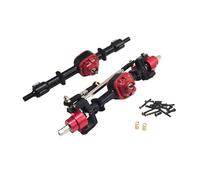 Luwecf RC Car Axle Model Car Front And Rear Axle Set 1/12 Metal Spare Parts Design for MN78 MN82 for Home Use Hobbyists, Black