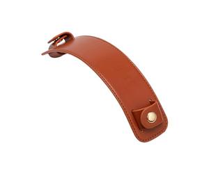 Luwecf Shoulder Leather Shoulder Detachable PU Leather Bag Strap Cushion Handle Universal Design Soft Padding Suitable for, Brown