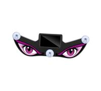Luwecf Solar Devils Eyes Light Windshield Ambient Lamp LED Panel Suction Cup Dynamic Warning Lights for SUV Rear/Side Window, Purple
