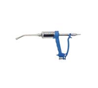 Luwecf Syringe Livestock Injector Dispenser With Bottle Attachment Adjustable Volume Control Stainless Steel Nozzle Ergonomic Grip suitable for barns ranch work , 50ml