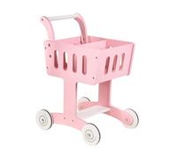 Luwecf Toy Shopping Cart Shopping Trolley Toy,Simulation Supermarket Handcart Toy,Wooden Shop Grocery Cart, for Kids Birthday Gift