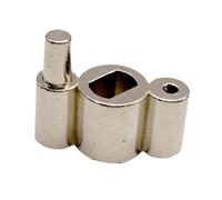 Luwecf Trombone Rotor Valve, Metal Valve Center, Replacement Rotor, Trumpet Accessories for, Instrument Maintenance, Hobby, Music Studies, Three Inline Left