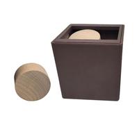 Luwecf Wooden Brain Teaser Cube for Engaging Family Games And Social Gatherings, Circle
