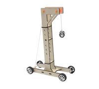 Luwecf Wooden Physics Experiment Kit Car Model Learning Tool for Primary Students