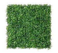 LUWENER 2PCS Artificial Grass Wall 1m x 0.5m Boxwood Grass Wall Panels, Greenery Artificial Leaves Hedge Panels Backdrop Boxwood Hedge Panels for Fence Privacy Screen(2pcs, 50cm*50cm)