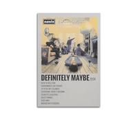luwFSHs Oasis Definitely Maybe Posters Poster Decorative Painting Canvas Wall Posters And Art Picture Print Modern Family Bedroom Decor Posters 12x18inch(30x45cm)