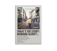 luwFSHs Oasis Whats The Story Morning Glory Poster Decorative Painting Canvas Wall Posters And Art Picture Print Modern Family Bedroom Decor Posters 12x18inch(30x45cm)