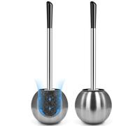 LUWIN Toilet Brush and Holder 304 Stainless Steel-2 Pack