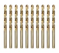 luwiscook HSS Cobalt Jobber Drill Bit, 10pcs 5mm M35 HSS Cobalt Jobber Twist Drill Bit Set for Drilling Stainless Steel, Hard Metals, Cast Lron, Aluminium and Copper