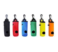 Luwqceu 6 Pieces Golf Tee Holder Golf Ball Carry Bag Pouch Golf Ball Holder Keychain Belt Clip Golf Gifts Replacement Parts Accessories